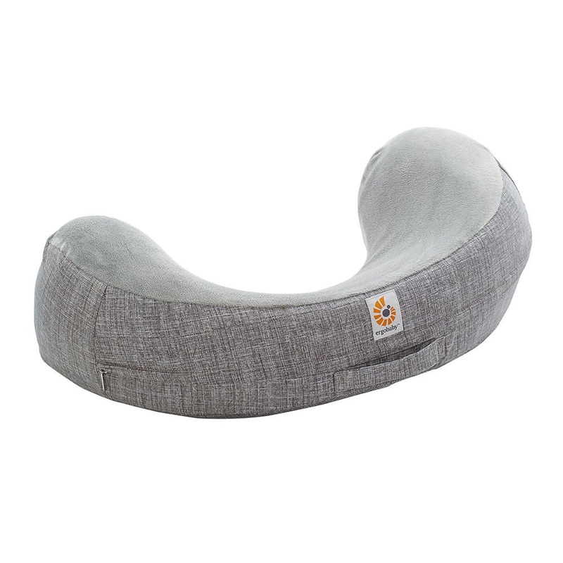 Ergobaby Natural Curve Nursing Pillow in Heathered Grey
