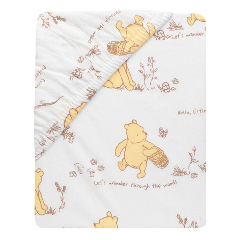 Lambs & Ivy Storytime Pooh Sheet