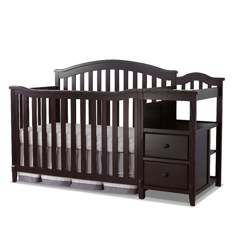 Sorelle Berkley Crib and Changer Espresso