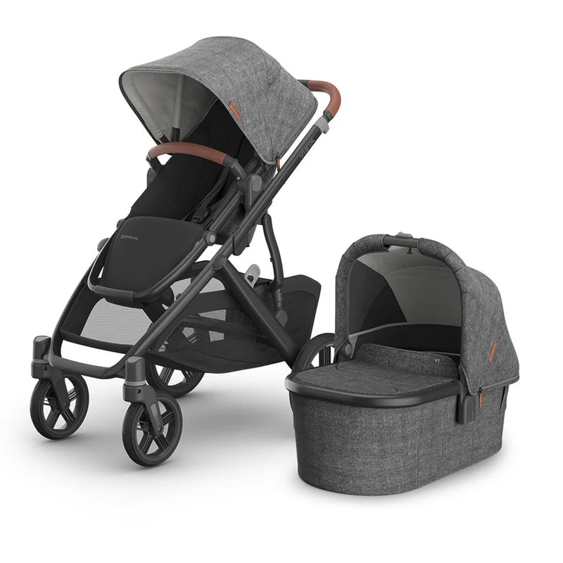 UPPAbaby Vista V3 Stroller and Bassinet Greyson