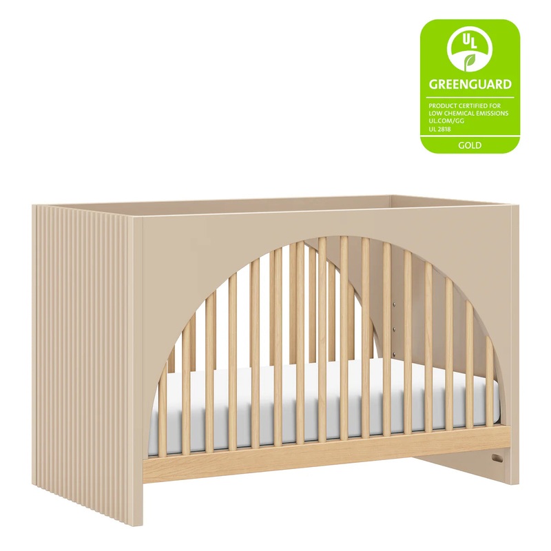 Babyletto Moab 3-in-1 Crib Taupe/Ash