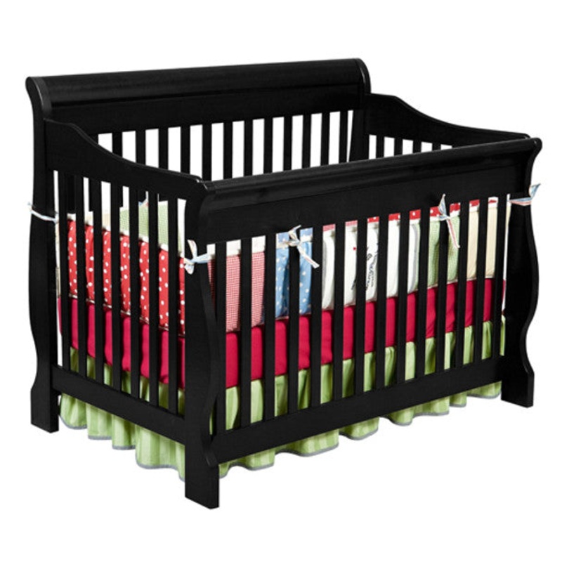 Delta Canton 4 in 1 Convertible Crib (Black)