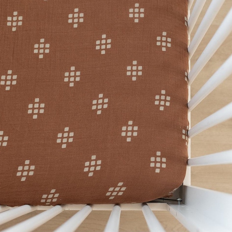 Muslin Crib Sheet | Chestnut Textiles