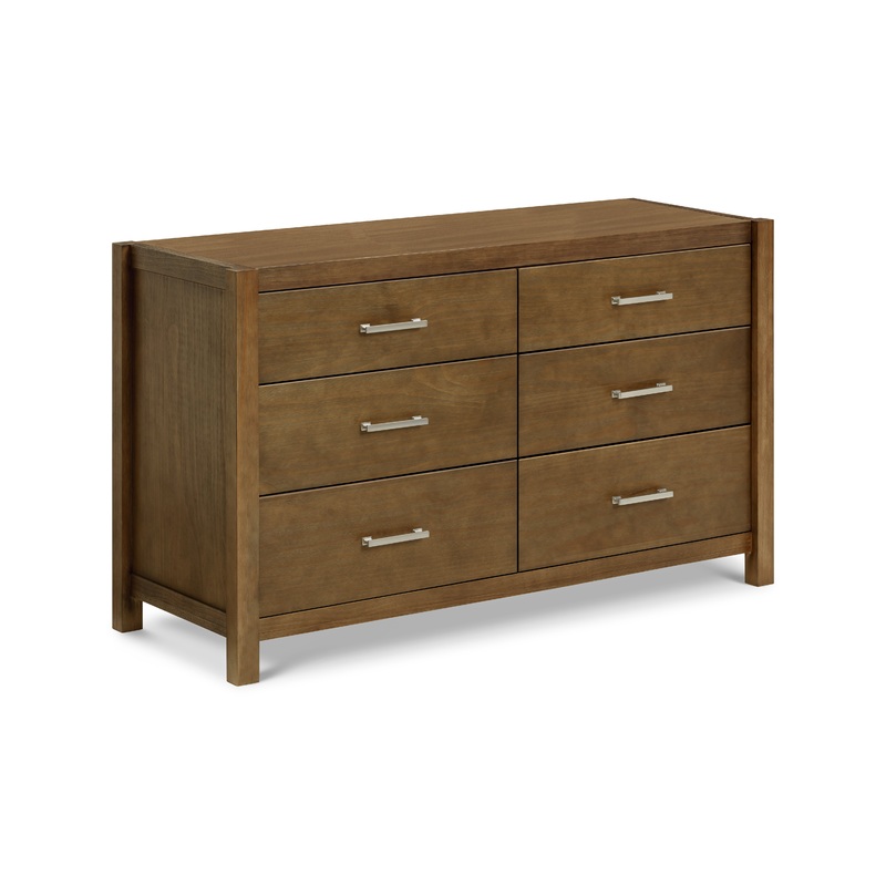 Sale Ends 10/14 Monogram Hemsted 6-Drawer Assembled Dresser Walnut Driftwood
