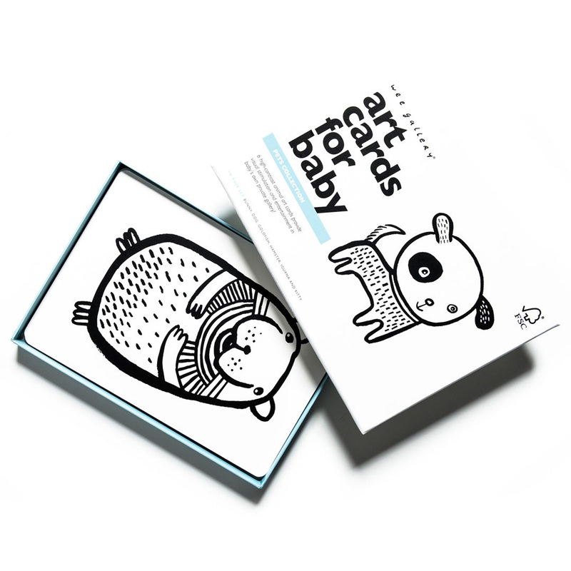 Wee Gallery Art Cards for Baby – Pets Collection