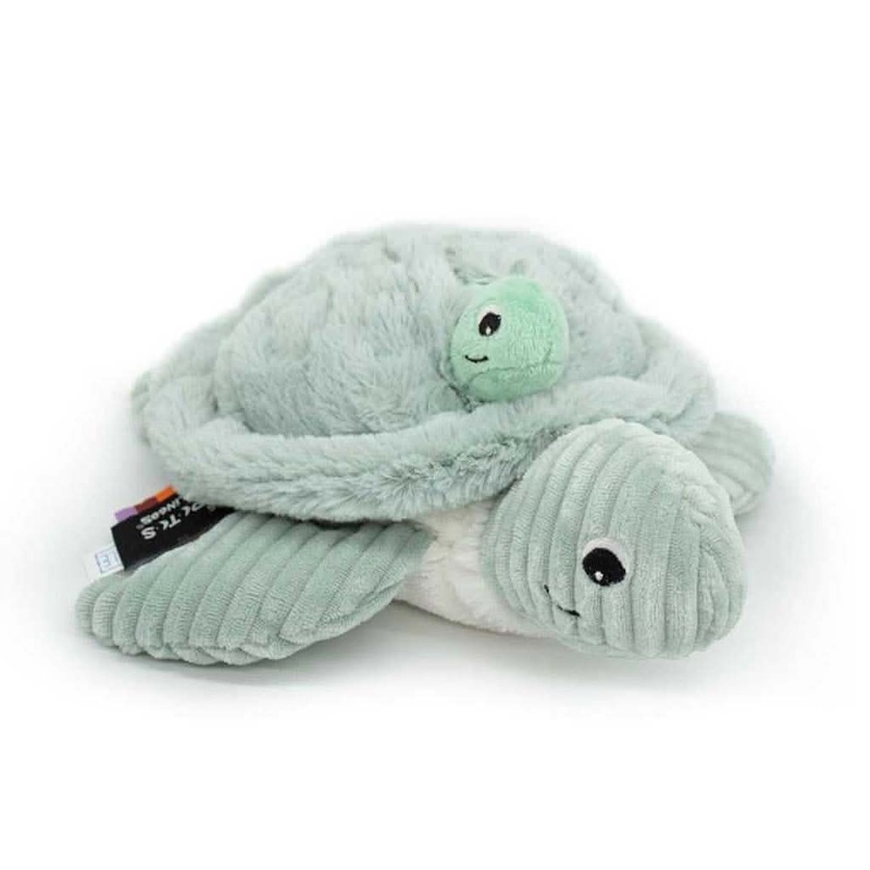 Les Ptipotos Mom and Baby Giant Sea Turtle Plush Toy Pink