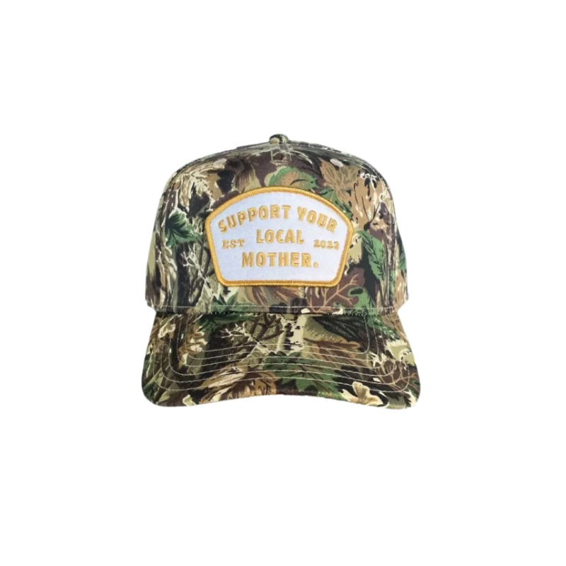 Mother Hats – Support Your local Mother Patch Camo