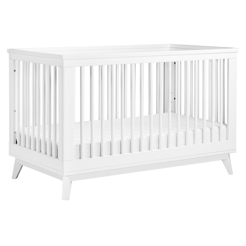 Scoot 3-in-1 Convertible Crib + Toddler Rail White