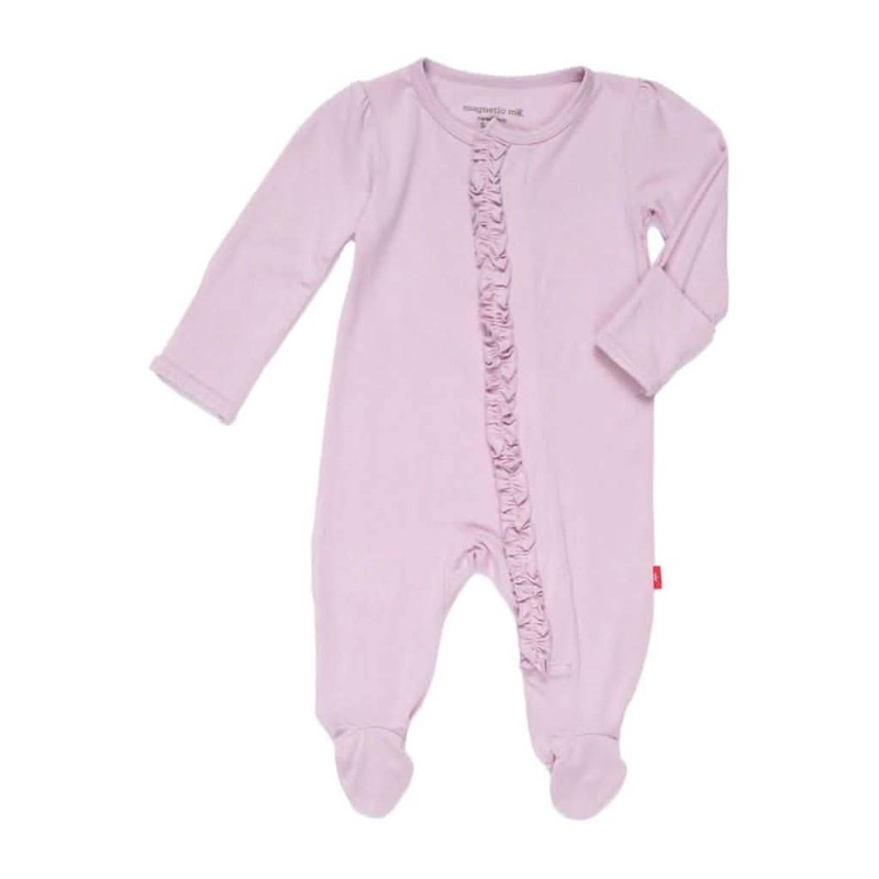Magnetic Me Iris Light Purple Modal Magnetic Footie 6-9 Month