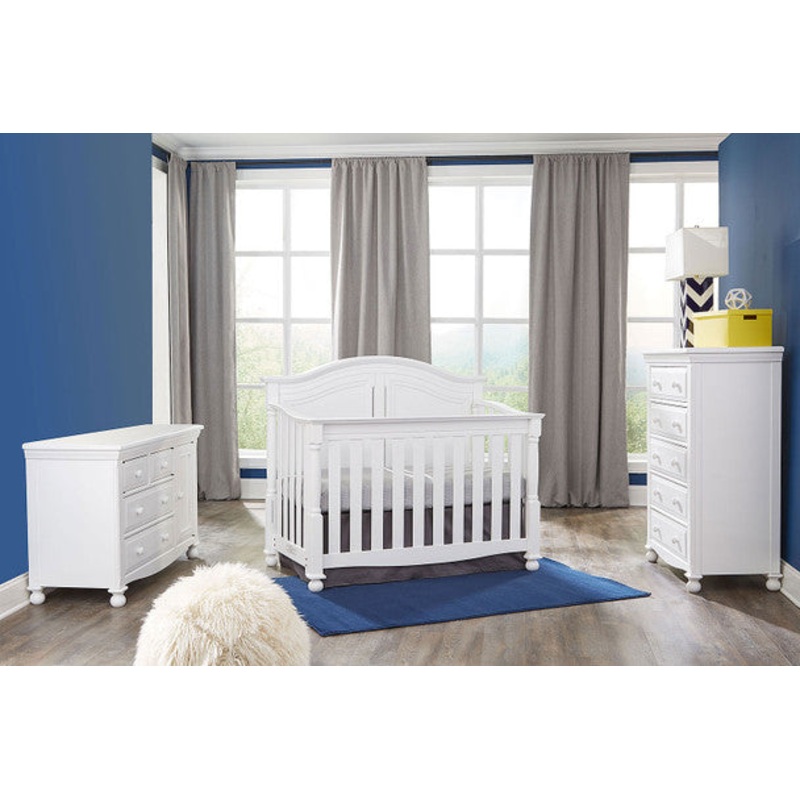 Westwood Monterey Collection 3 Piece Nursery Set in White