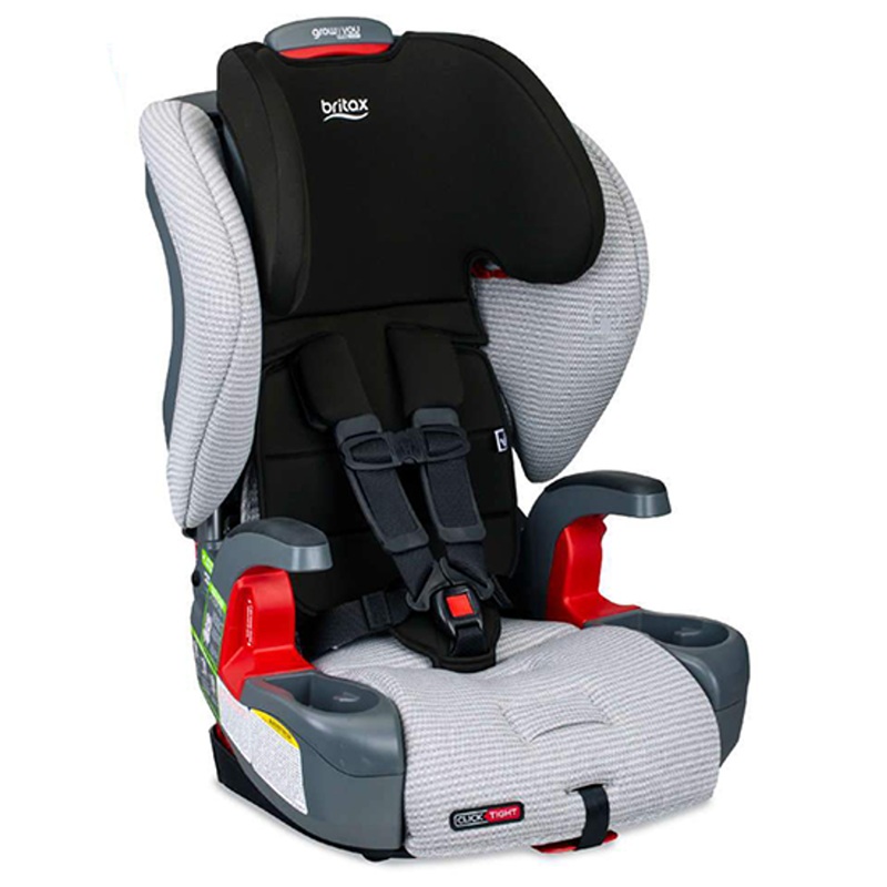 Britax Grow With You ClickTight Harness Booster Cool Flow Grey