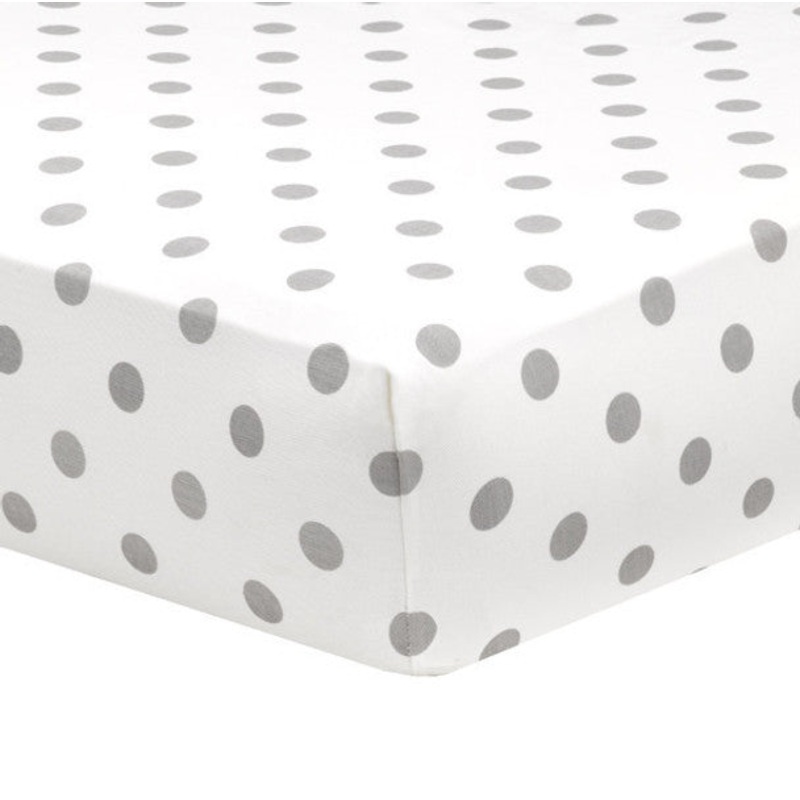 Liz and Roo Gray Polka Dots Sheet