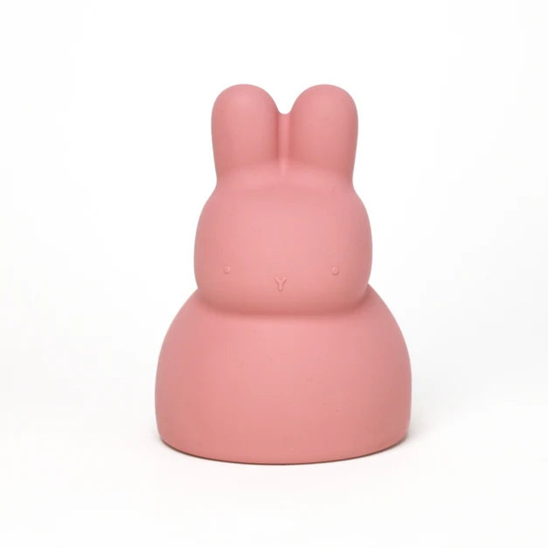 Silicone Piggy Bank Bunny PInk