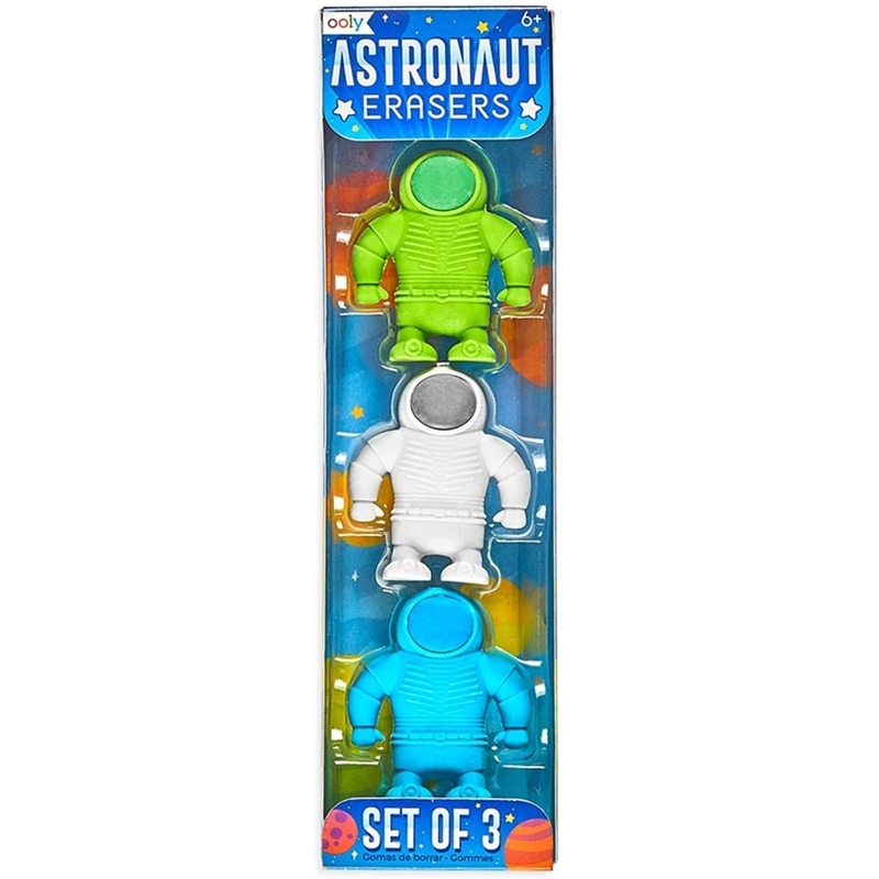 Astronaut Erasers – set of 3
