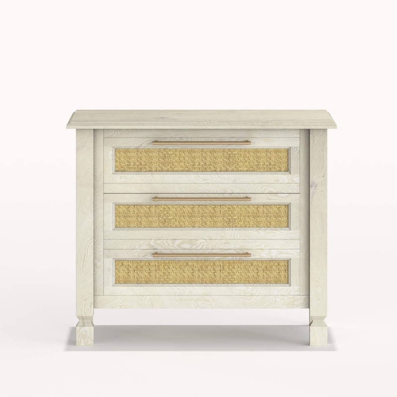 Milk Street Baby Noelani 3-Drawer Dresser Mineral Champagne Bronze