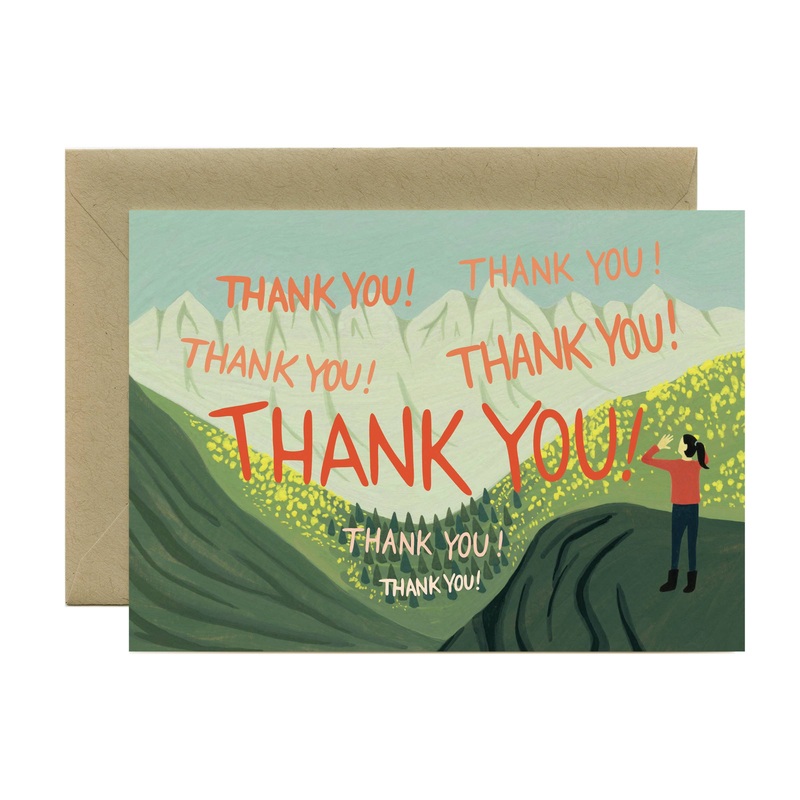 Echo Mountain Thank You Cards – Boxed Set of 8