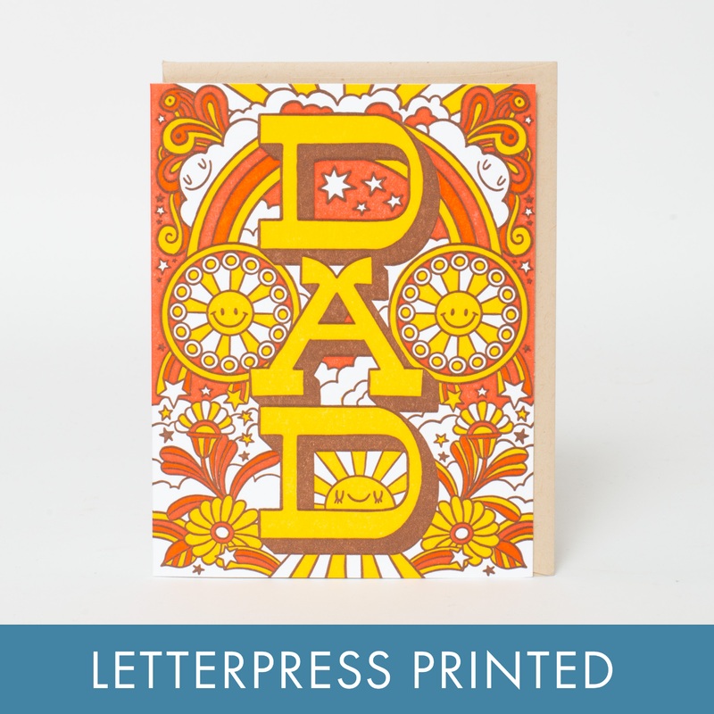 Groovy Father’s Day Greeting Card