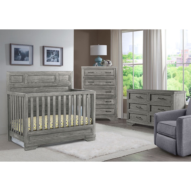 Westwood Foundry 3 Piece Nursery Set in Brushed Pewter
