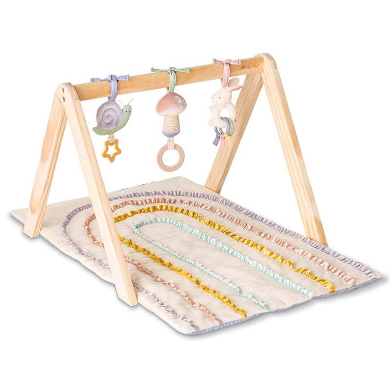 Itzy Ritzy Bitzy Bespoke Ritzy Activity Gym Pink Rainbow